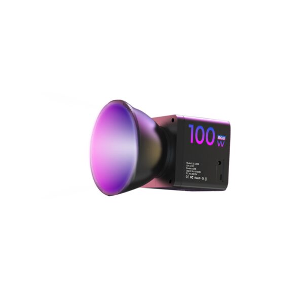 Simpex SLB-100R Portable RGB Video Light with 100W Power, 2500K-6500K Adjustable Color Temperature, 26800mAh Rechargeable Battery, 24 Light Effects, CRI 95+ Dimmable Lighting for Photography