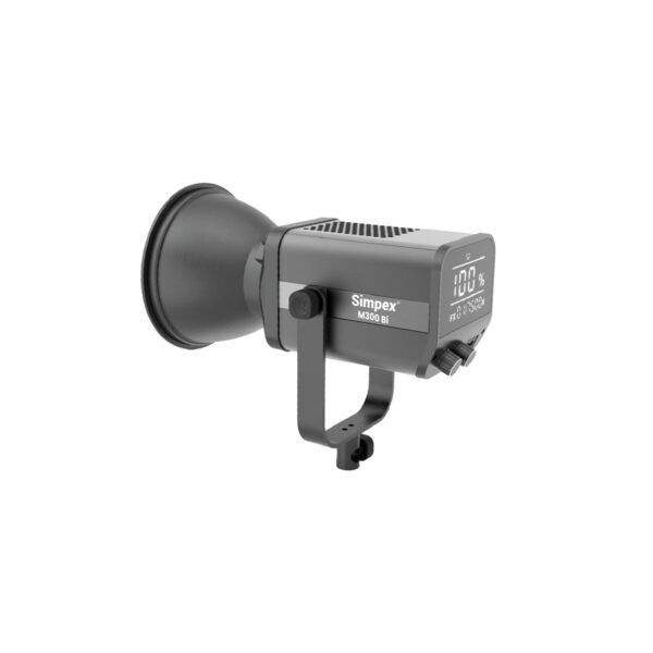 Simpex M 300bi, 300w continuous light with LCD display that comes with 18 cm reflector and infrared remote control ideal for video shoot