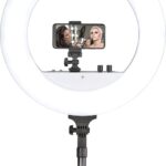 Simpex Ring LED RL 621 bi Colour 18 inch Ring Light with Light Stand, Suitable for Various Purposes and Supports Wide Applications( Ring light with stand )