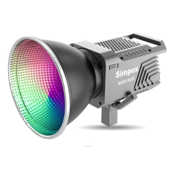 Simpex M-200R, RGB continuous LED light with reflector