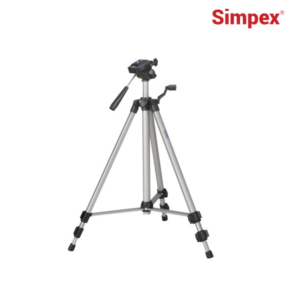 Simpex 333 aluminium lightweight tripod  with mobile phone holder & carry bag for all Smartphones, Action cameras & DSLR