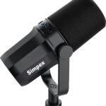 Simpex (SDM-003) USB/XLR Dynamic Microphone For Podcasting, Gaming, Streaming, Recording, Focused Recording Pure Sound no Noise