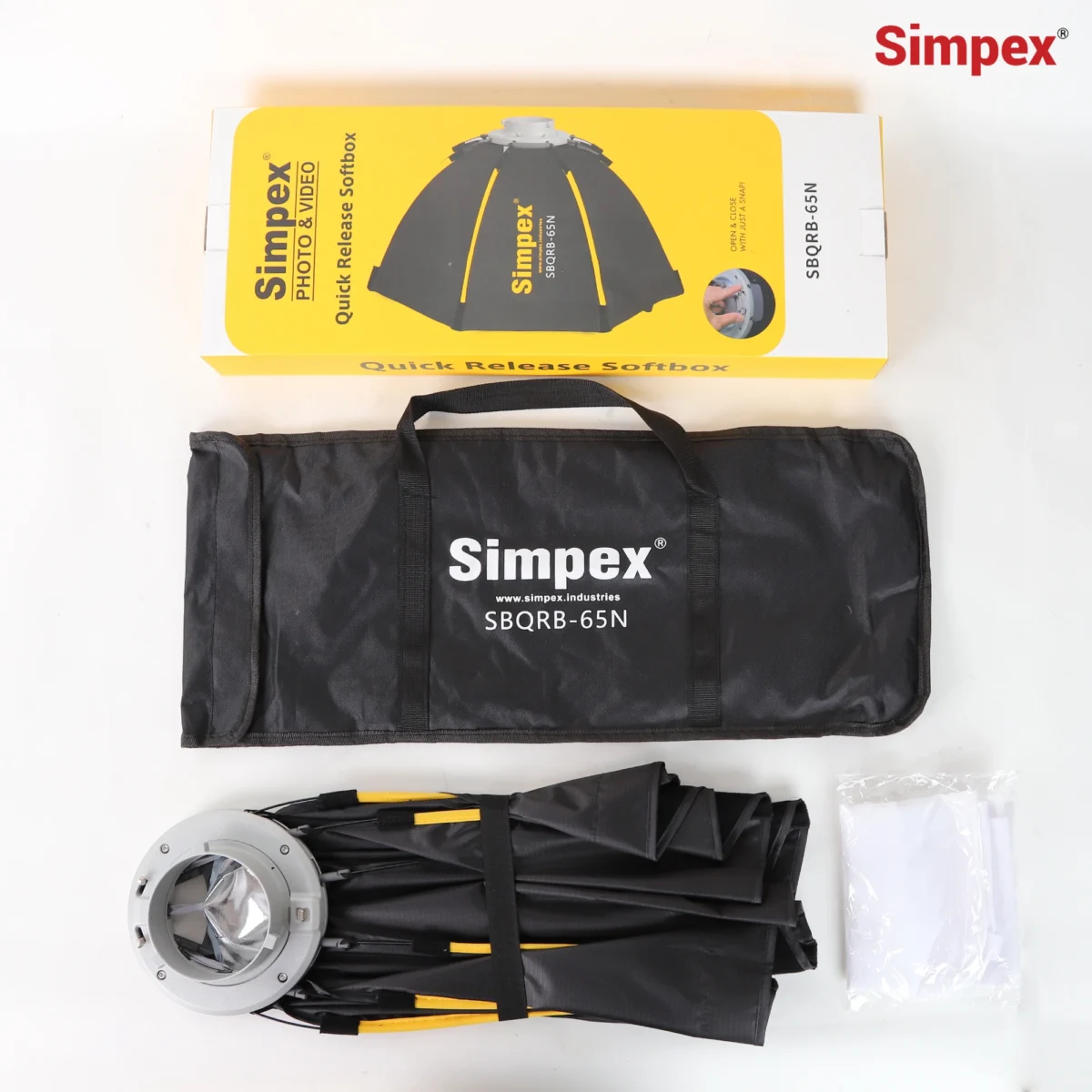Simpex Torchlight Simpex SB-QR 65N Bowens Mount One Step setup octagon softbox - Simpex ...