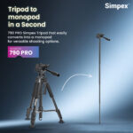Simpex Professional Tripod Cum Monopod 790 PRO