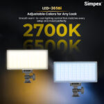 LED 365 ultra slim on camera Pocket LED