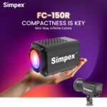 Simpex FC 150R compact size RGB LED video Light