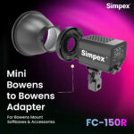 Simpex FC 150R compact size RGB LED video Light