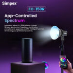 Simpex FC 150R compact size RGB LED video Light