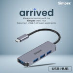 Metal USB Hub 4 in 1