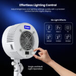 Simpex ML-360, Dual colour continuous LED light with 360W output, Bowens Mount, compact size and light weight design, for photography and professional video shoot - Image 2