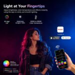 Simpex LS-531 Professional 50W RGB LED Stick Light, 2500K-9900K Adjustable Color Temperature, HSI 360° RGB, 14  FX Effects, App Control, 3000mAh Rechargeable Battery for Photography & Videography - Image 5