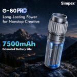 Simpex G-60 60W Professional LED Projection Light | High-Power Focusable Beam Light for Photography, Film & Video Production | Creative GOBO Projection & Cinematic Lighting - Image 6