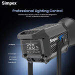 Simpex M-1000B, 1000W Bi-Color COB LED Video Light, 2700K-6500K, CRI 96, Professional Studio Lighting with Bowens Mount, App Control & DMX/RDM for Film, Photography & Video Production - Image 8
