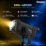 Simpex MG-1200 1200W Bi-Color COB LED Video Light, 2700K-6500K Adjustable Colour Temperature, Professional Studio Light with Bowens Mount, App Control & DMX/RDM for Film, Photography, Broadcast & Video Production - Image 6