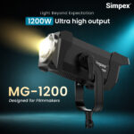 Simpex MG-1200 1200W Bi-Color COB LED Video Light, 2700K-6500K Adjustable Colour Temperature, Professional Studio Light with Bowens Mount, App Control & DMX/RDM for Film, Photography, Broadcast & Video Production - Image 5