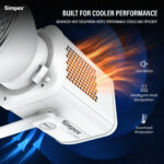 Simpex LA-200 Bi 200W Continuous Video Light, Bi-Color 2500K-8500K, 0-100% Dimmable Photography & Studio Light, CRI 95+, 12 FX Effects, 8 Intelligent Modes, Simpex App & Remote Control, Bowens Mount - Image 6
