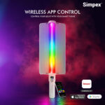 Simpex LC 540 III 65W RGB LED Stick Light with 6400mAh Battery, 360° HSI Colour Control, 14 Lighting Effects, Wireless App Control & Type-C Fast Charging - Image 8